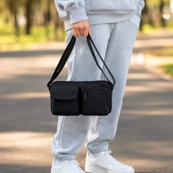 Bolsa de Ombro Nylon - Brinde Corporativo Personalizado