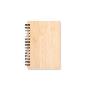 Kit executivo ecológico em bambu com caderno e caneta