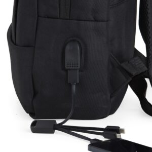 Mochila de Nylon 22L com Entrada USB