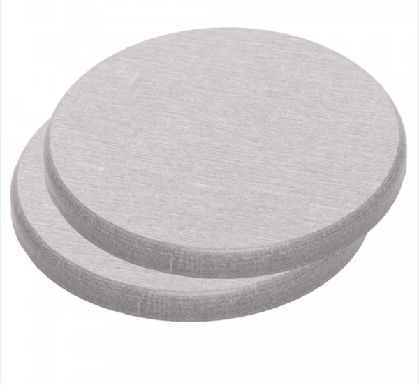 Conjunto 2 Porta Copos 10cm Cinza Pedra Diatomita - Brinde Corporativo Personalizado