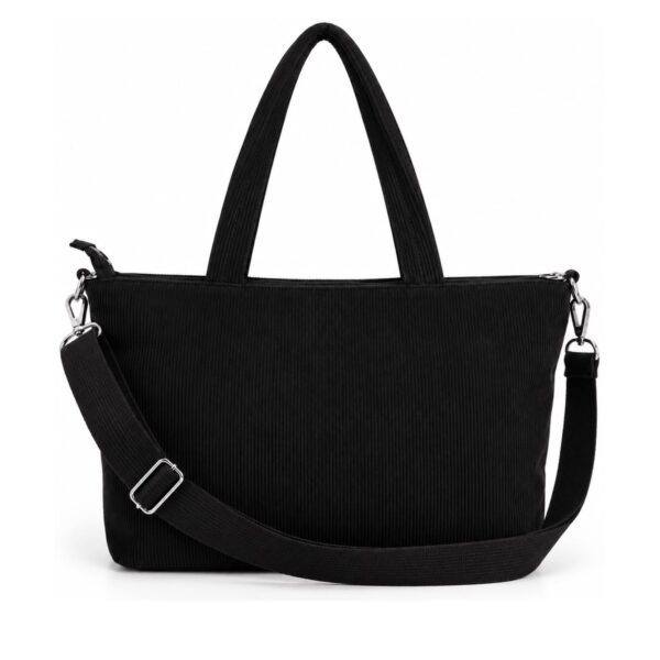 Bolsa Tote em Veludo Cotelê Personalizada SC472 Bolsa Tote em Veludo Cotelê Personalizada SC472