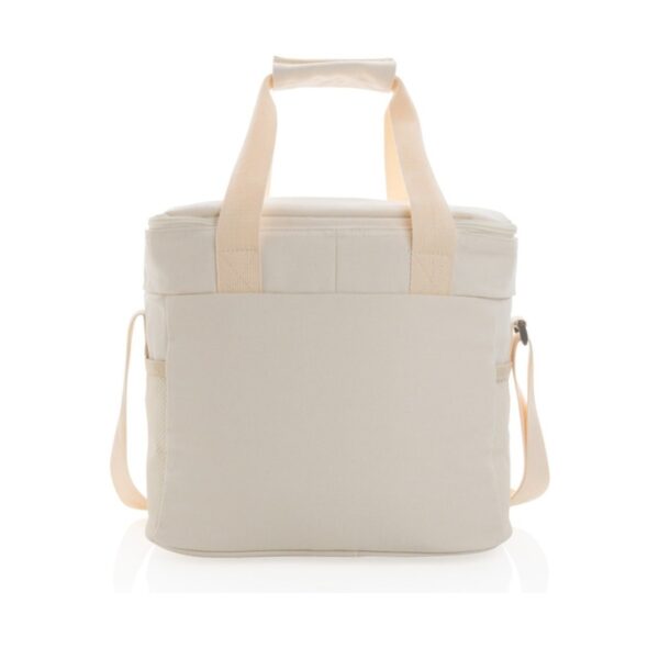 Bolsa térmica personalizada BT160 em lona crua, vista traseira