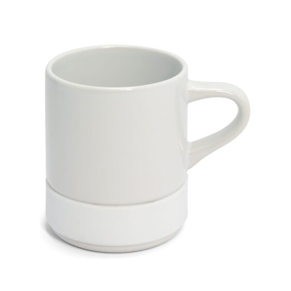 Caneca 350ml com Interior e Cinta de Silicone Personalizada CA0336, branca (12293)