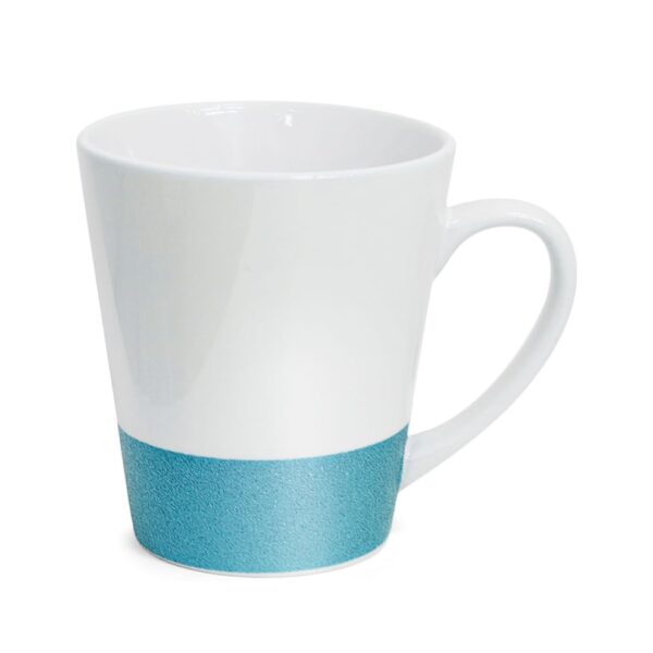 Caneca Cônica com Base Glitter Personalizada CA0330, azul (10133)