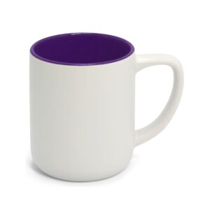 Caneca Matte 325ml com Interior Colorido Personalizada CA0335, roxa (12309)