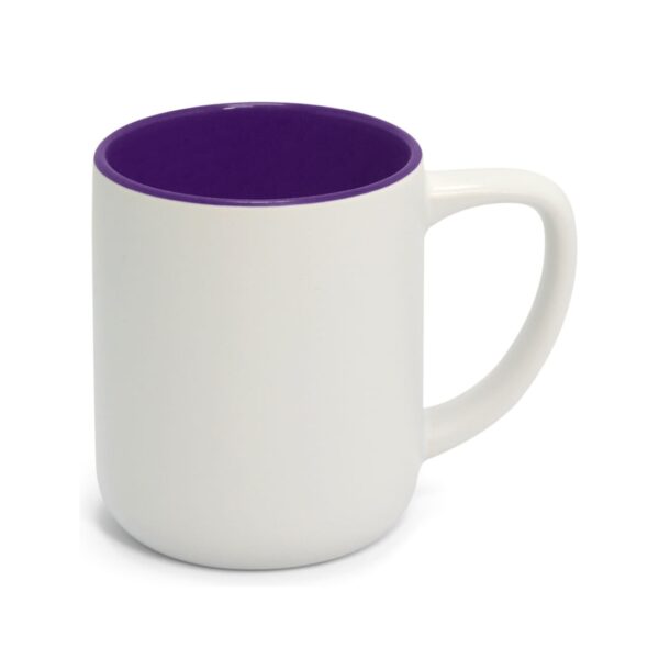 Caneca Matte 325ml com Interior Colorido Personalizada CA0335, roxa (12309)