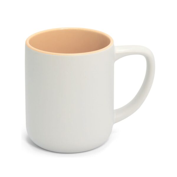 Caneca Matte 325ml com Interior Colorido Personalizada CA0335, salmão (12310)