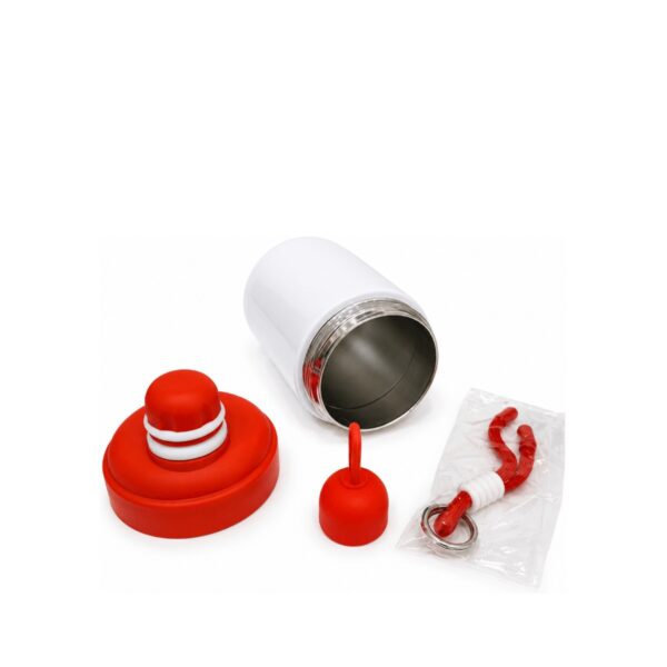 Garrafa Térmica Kawaii 500ml Personalizada GA0501, vermelha (tampa) (13063)