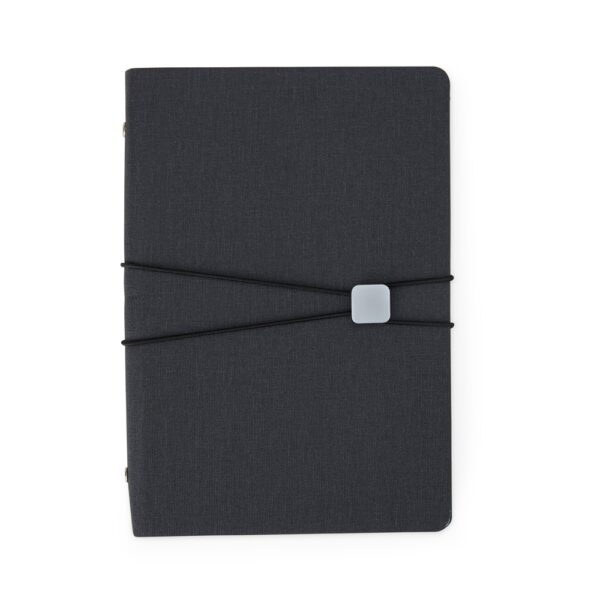 Kit executivo com caderno fichário e caneta metálica personalizado