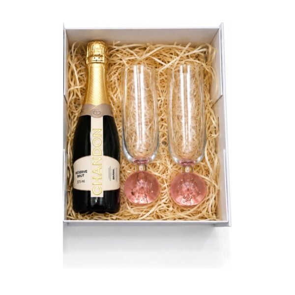 Kit Espumante com Taças Bubble Personalizado KT102MINI