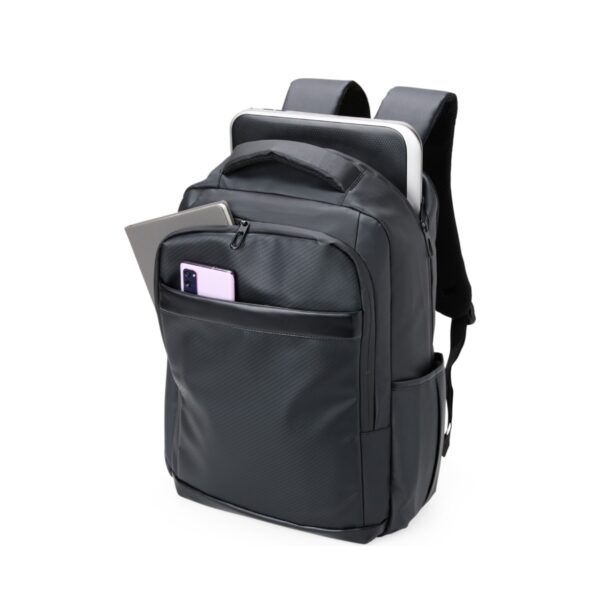 Mochila em Couro Sintético 26L com USB