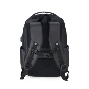 Mochila Antifurto em Couro Sintético 20L com USB