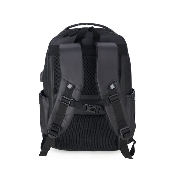 Mochila Antifurto em Couro Sintético 20L com USB