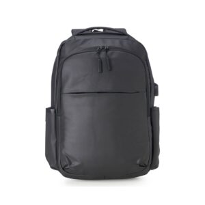 Mochila Antifurto em Couro Sintético 20L com USB