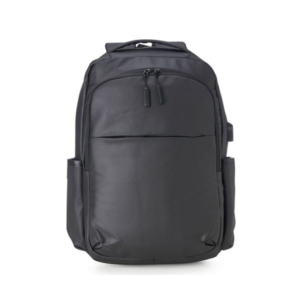 Mochila Antifurto em Couro Sintético 20L com USB