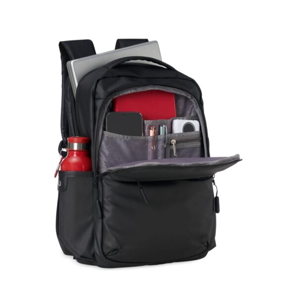 Mochila Antifurto em Couro Sintético 20L com USB