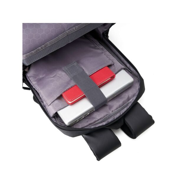 Mochila Antifurto em Couro Sintético 20L com USB
