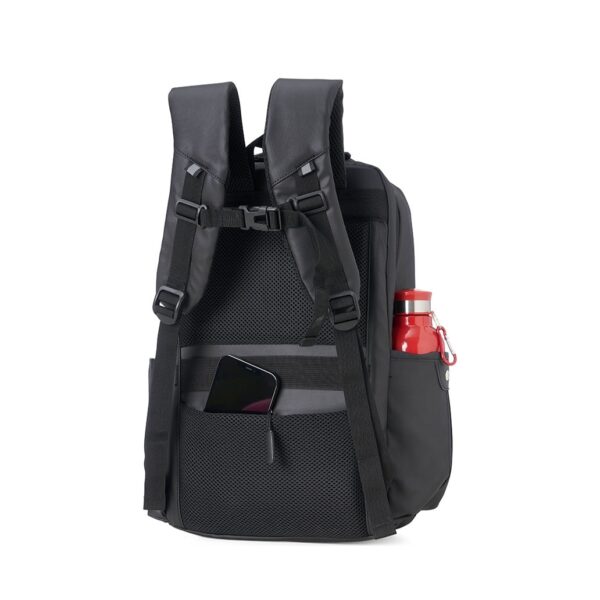 Mochila Antifurto em Couro Sintético 20L com USB